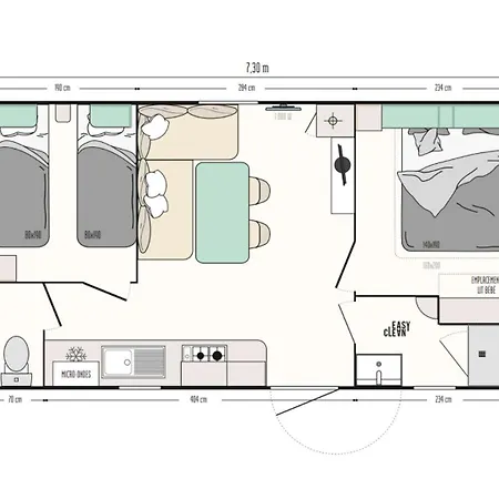 Campsite Bleu Marine *